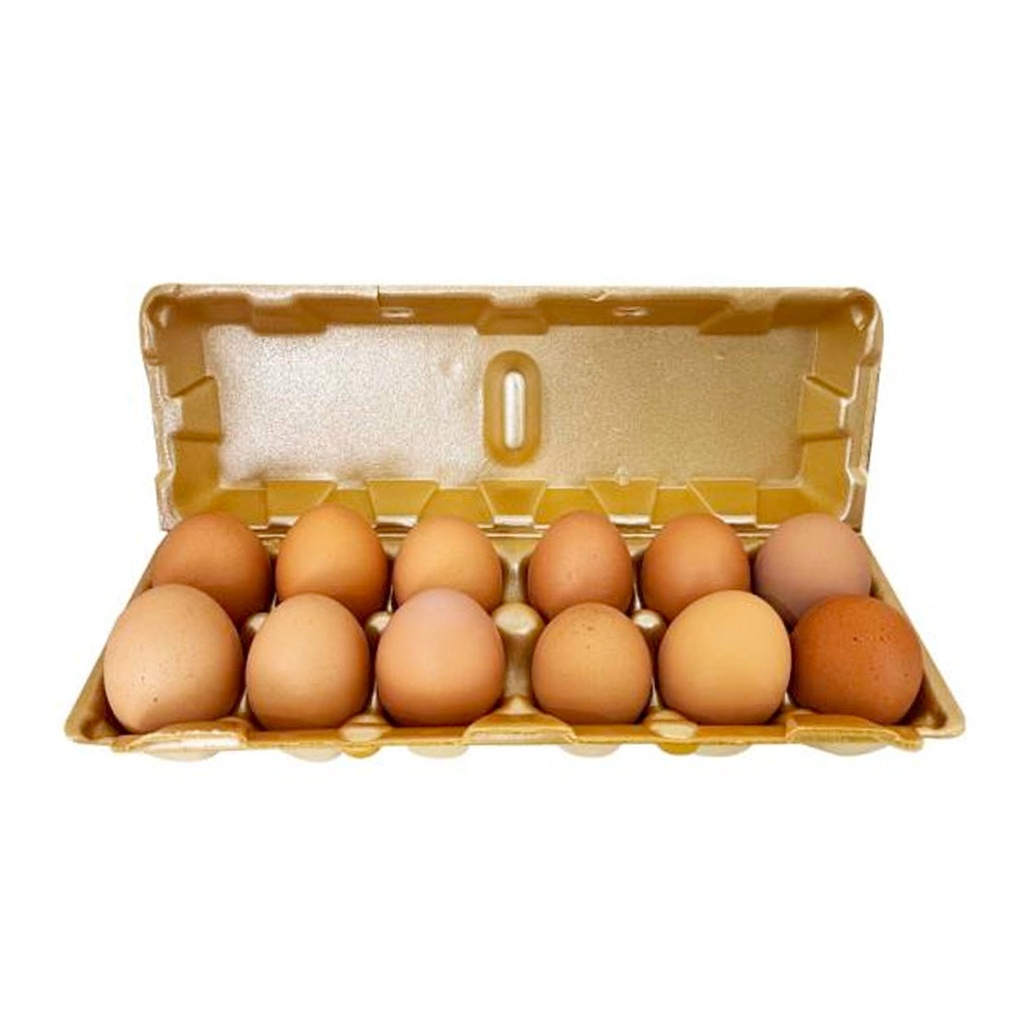 Yasmin Farms Eggs Free Range Brown, 12 Pieces