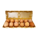 Yasmin Farms Eggs Free Range Brown, 12 Pieces