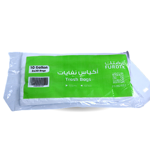 أكياس قمامة 10 جالون 3*30 كيس