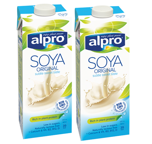 Alpro Original Soya Milk 1 Liter * 2 Pcs