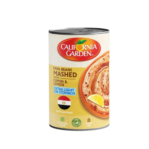 California Garden Fava Beans Mashed Plain 450 Gm