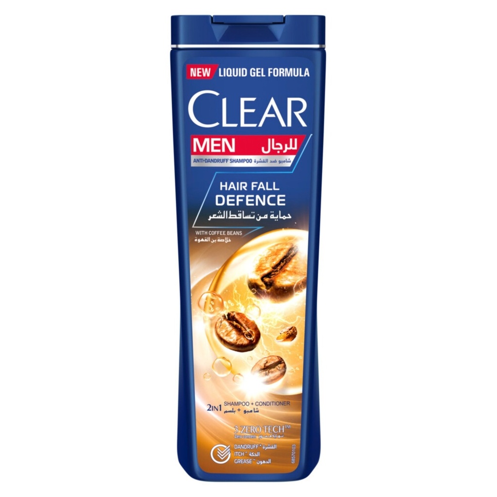 Clear Men Hair Fall Defence Anti-Dandruff Shampoo 400 ml
