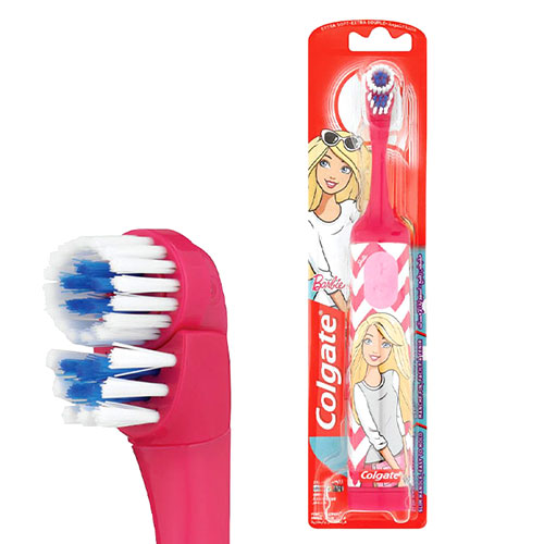 Colgate Kids Barbie Extra Soft Batteries Powered Toothbrush 1 Pack  Archived