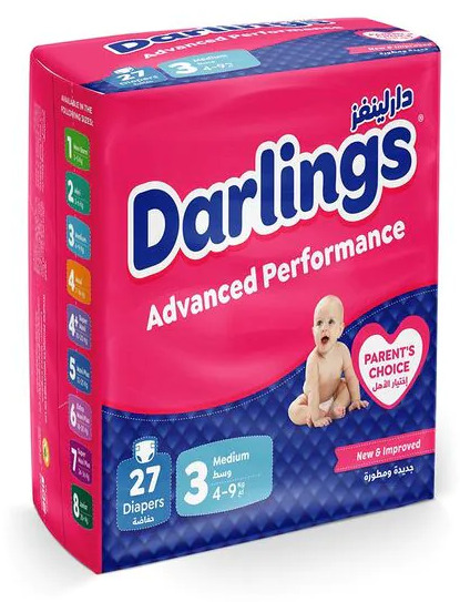 Dar.Adv [3] Family Medium 4-9kg (25Pcs x8Pkts)