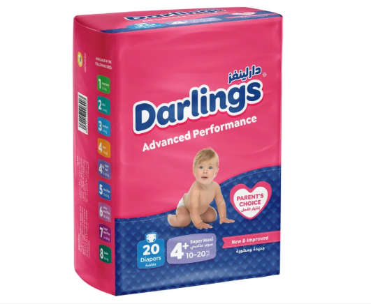 Dar.Adv [4+] Family Super Maxi 10-20kg (20Pcs x8Pkts)