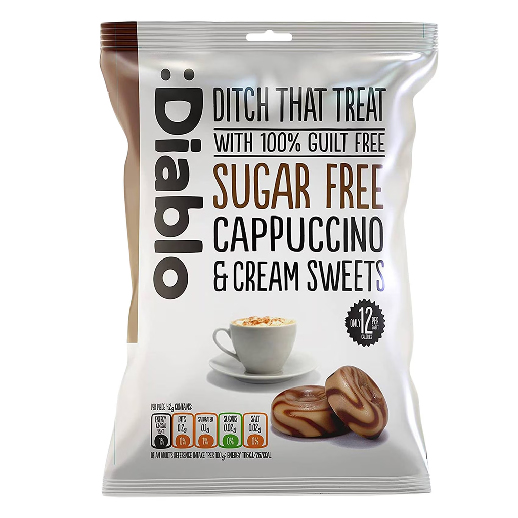 Diablo Sweets Cappuccino & Cream Sugar Free 75 g