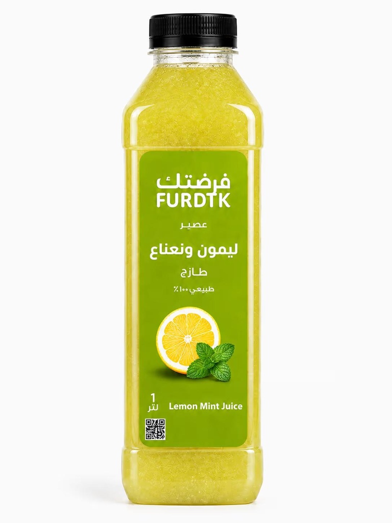 Fresh Lemon Mint Juice 1 Ltr