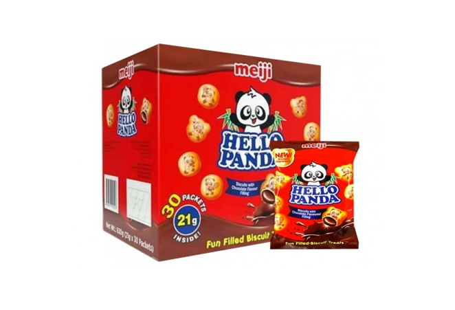 Meiji Hello Panda Chocolate Biscuit, 21g
