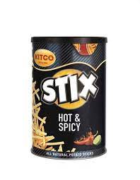 Kitco Stix Hot & Spicy Natural Potato Sticks  45 G
