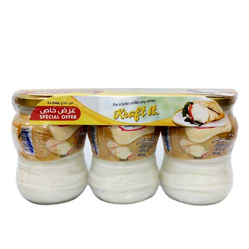 Kraft Cheddar Cheese Spread Original 230 G X 3 Pcs