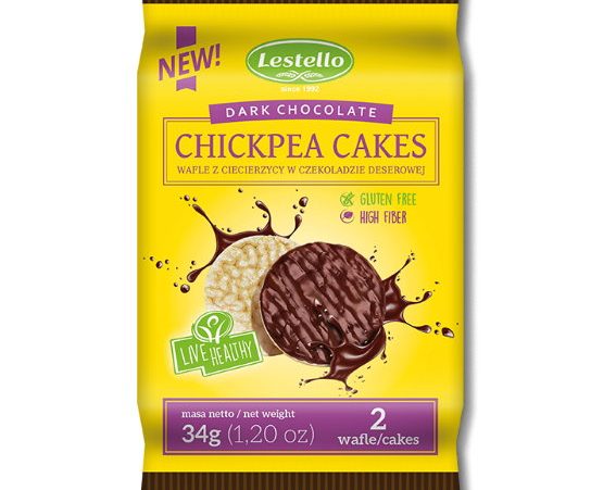 Lestello Dark Chocolate Chickpea Cakes 36G