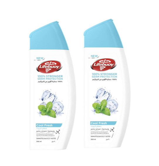 Lifebuoy Body Wash Cool Fresh Special Offer 2X300Ml