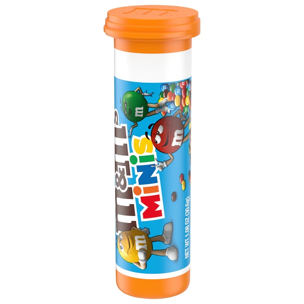 M&M's Mini Tubes Milk Chocolate Candy, 30.6g