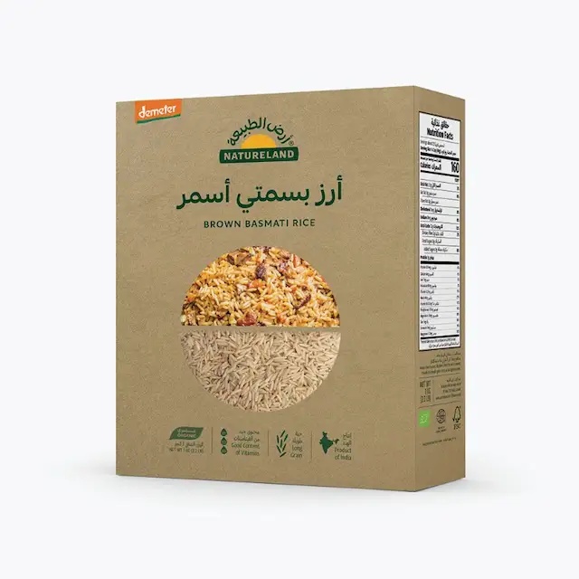 Natureland Organic Demeter Brown Basmati Rice 1 Kg