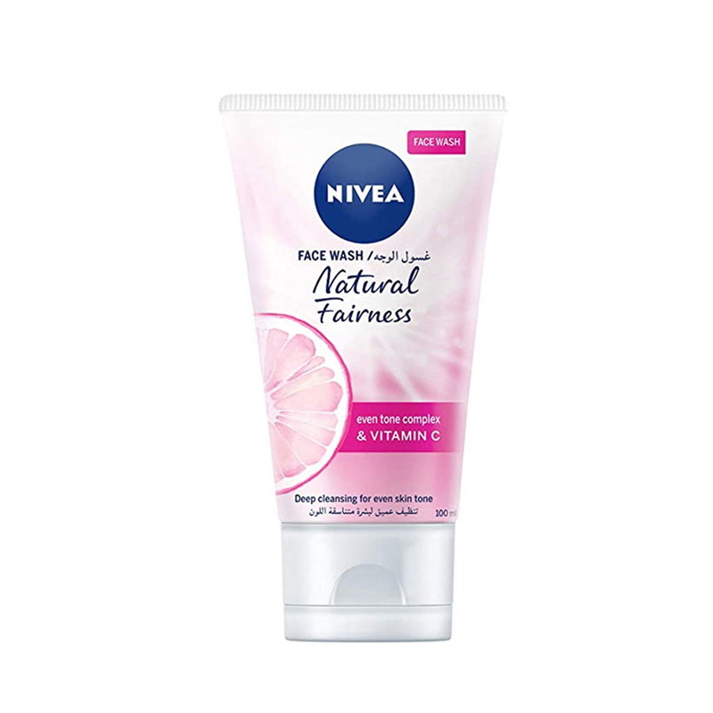 Nivea Face Wash Natural Fairness With Vitamin C 100Ml