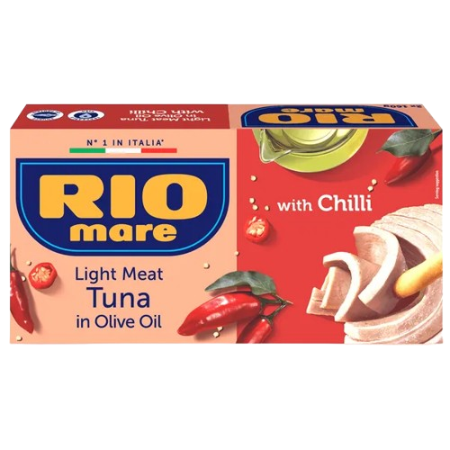Rio Mare Light Tuna In Olive Oil With Chili 2 x 160 g