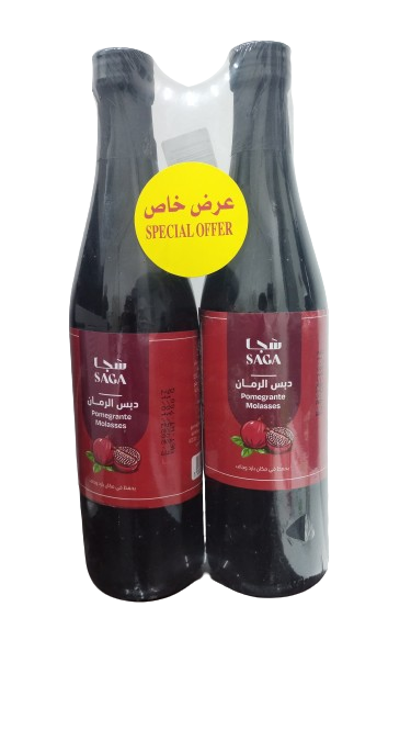 Saga Pomegranate Molasses, Special Offer 2x500ml
