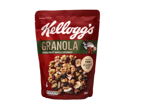 Kelloggs Granola Crunchy Muesli With Fruits 380 g