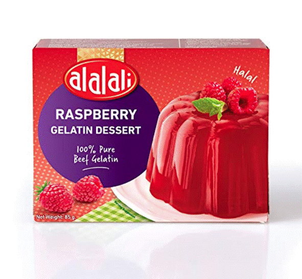 Al Alali Raspberry Gelatin Dessert Jelly 80g