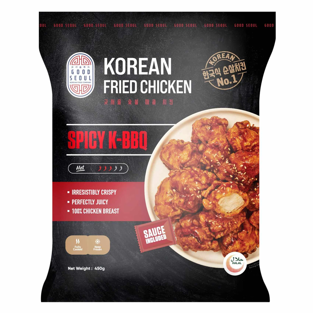 Good Seoul Korean Fried Chicken Spicy K-Bbq 450Gm