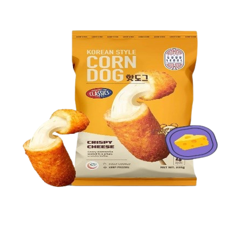 Good Seoul  Korean Style Corn Dog Crispy Cheese 320gm