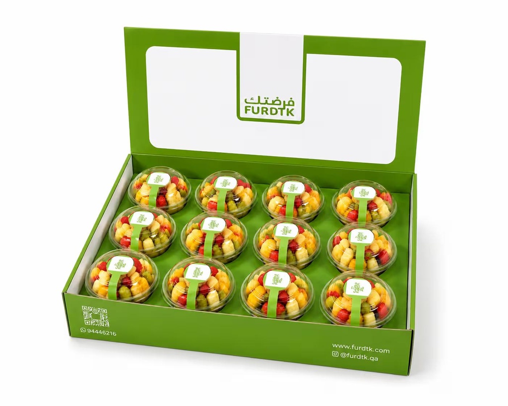 Chopped Mix Fruits Box 12Pcs