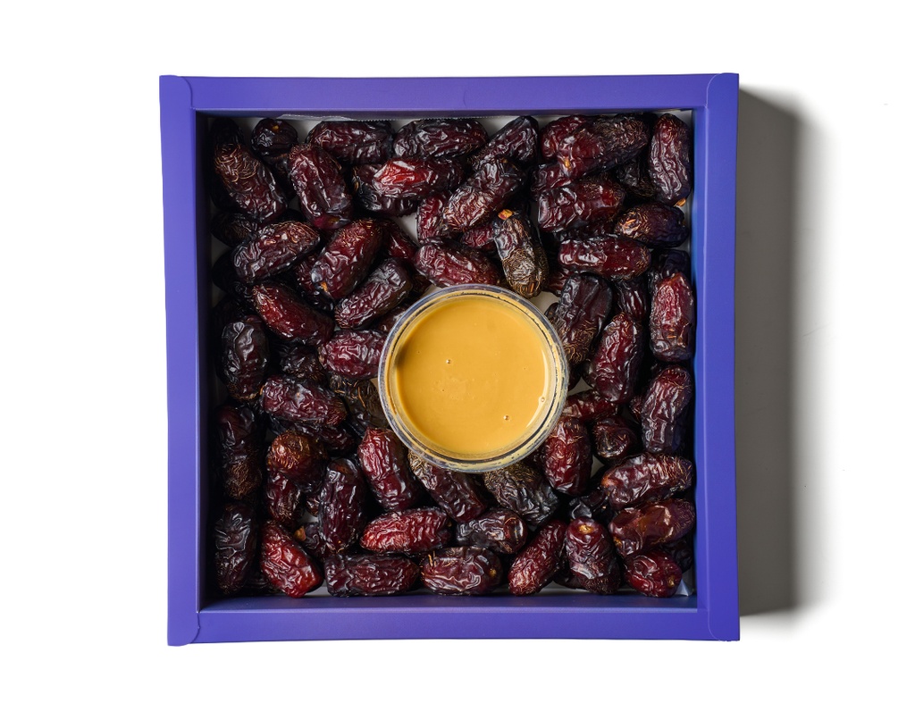 تمر صفاوي عضوي بالقشطه والزعفران