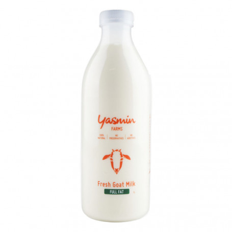 Yasmin Farms Milk Goat Full Fat Plastic Bottle 1L