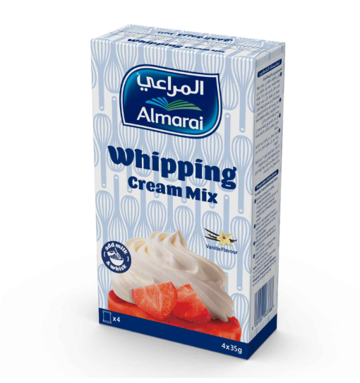 Almarai Whipping Cream Mix Vanilla Flavour 140 Gm