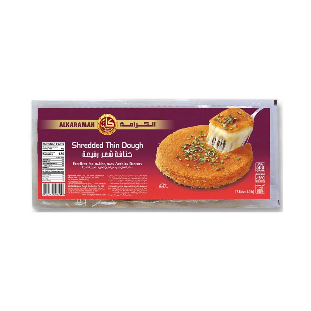Al Karamah Shredded Thin Dough 500 Gm