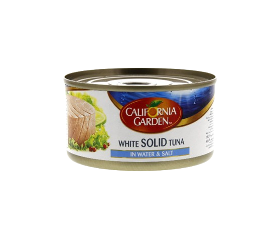California Garden White Solid Tuna In Water Salt 185 Gm