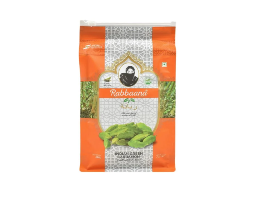 Rabbaana Indian Green Cardamom 250 Gm