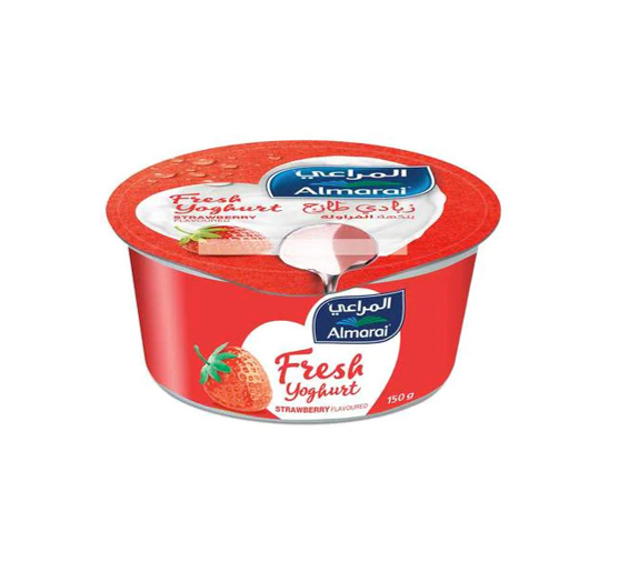 Almarai Fresh Yoghurt Strawberry 150 Gm