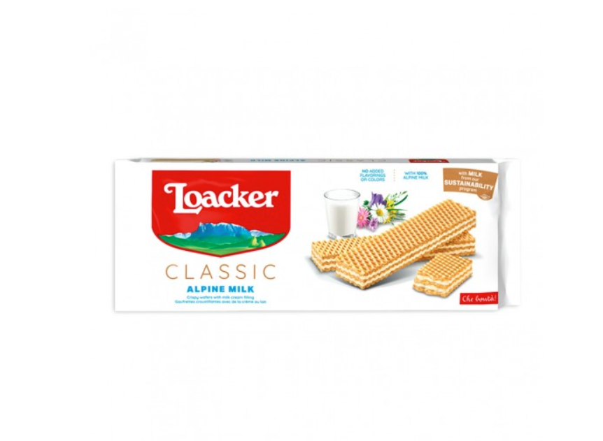 Loacker Classic Alpine Milk Wafer 30 Gm