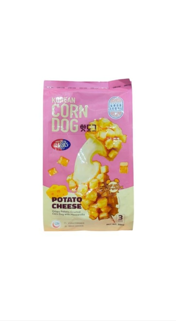 Good Seoul Crispy Potato Cheese Corn Dog 300gm