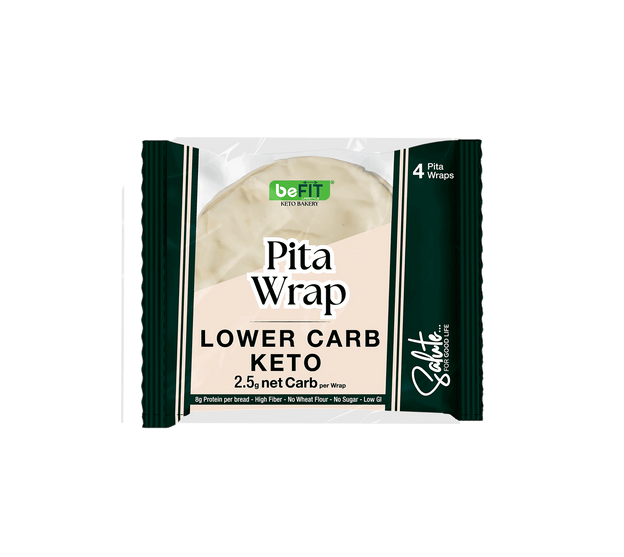 Salute Pita Wrap Lower Carb Keto  350gm