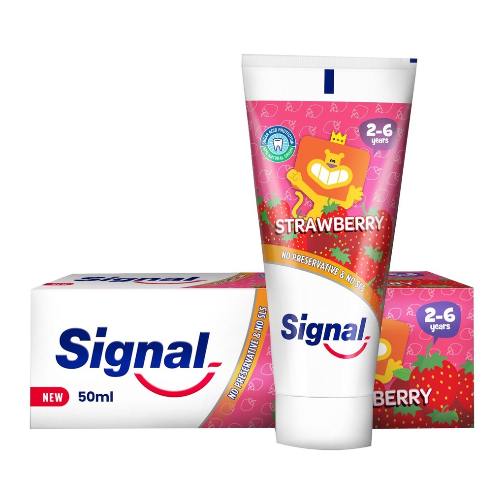 Signal Kids Toothpaste Strawberry For 2-6 Years 50 ml
