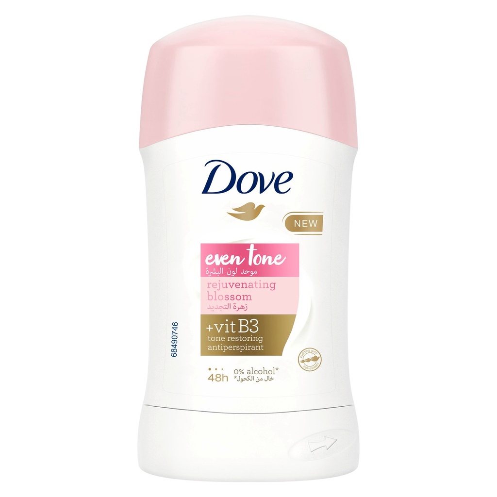 Dove Even Tone Rejuvenating Blossom Anti-Perspirant Deodorant Stick 40 g