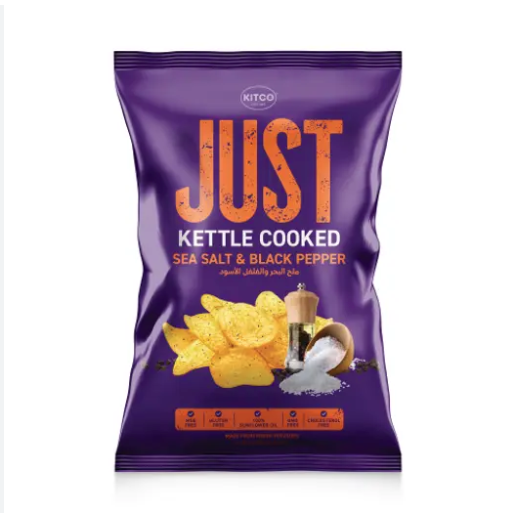 Kitco Just Kettle Cooked Sea Salt & Black Pepper 40 Gm