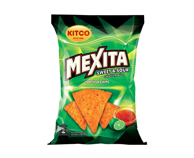 Kitco Mexita Sweet & Sour Tortilla Chips 48 Gm