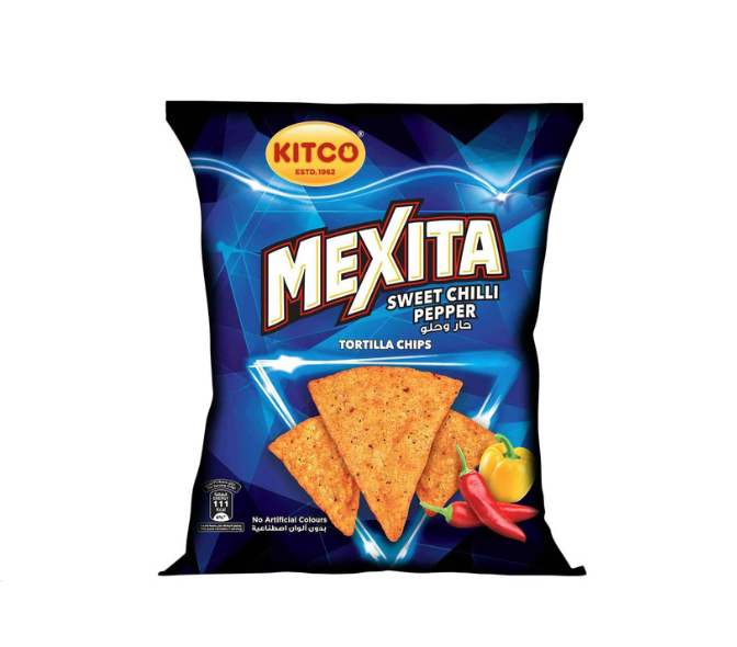 Kitco Mexita Sweet Chilli Pepper Tortilla Chips 48 Gm