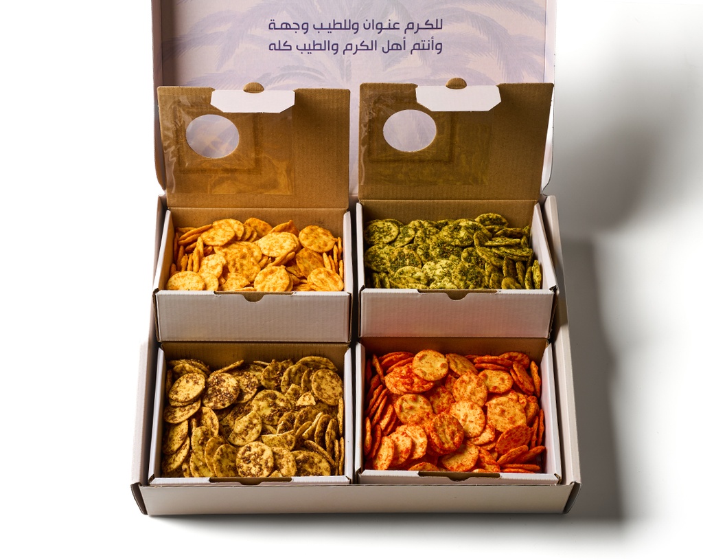 بوكس  رقائق مقرمشة (قروش) مشكل