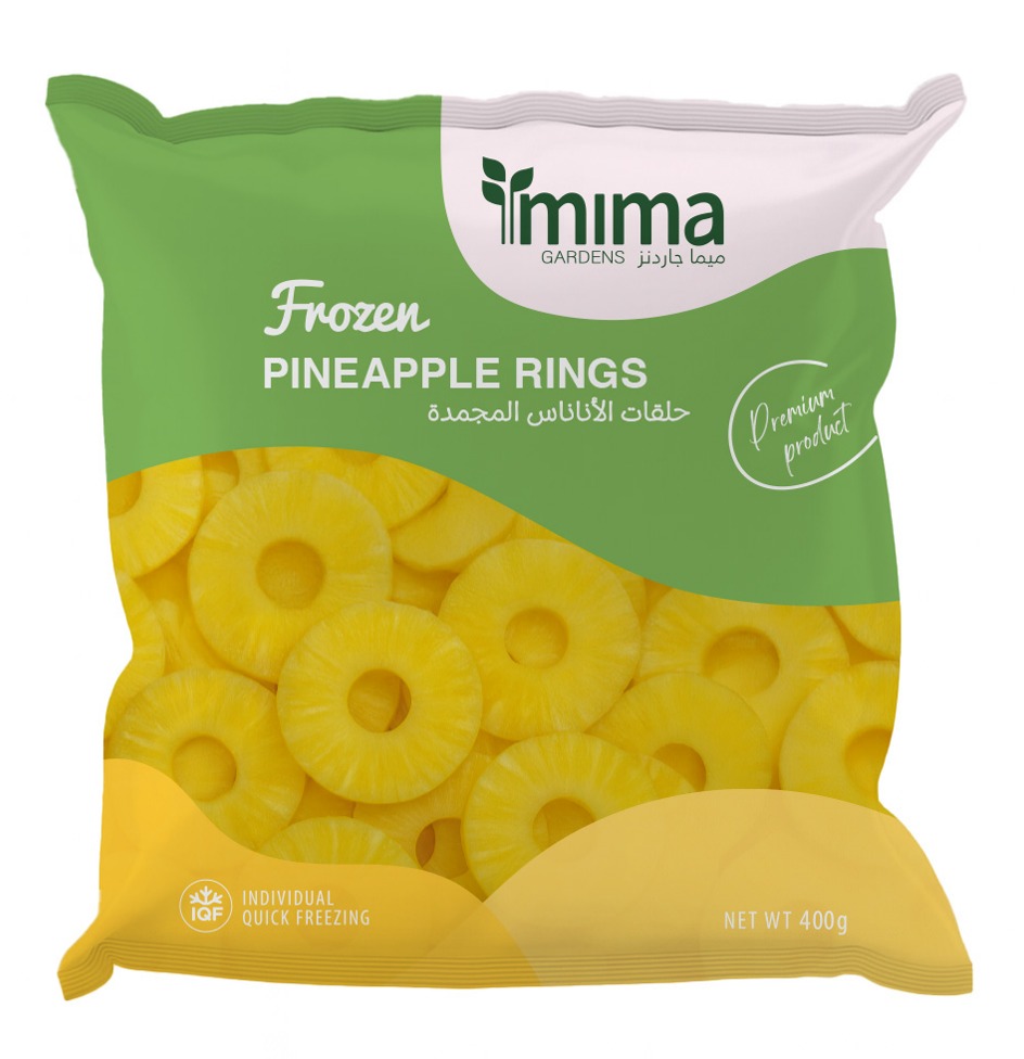 Mima Gardens Frozen Pineapple Rings 400 Gm
