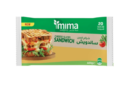 Mima Gardens Burger Cheese Slices Sandwich 20 pcs 400 gm