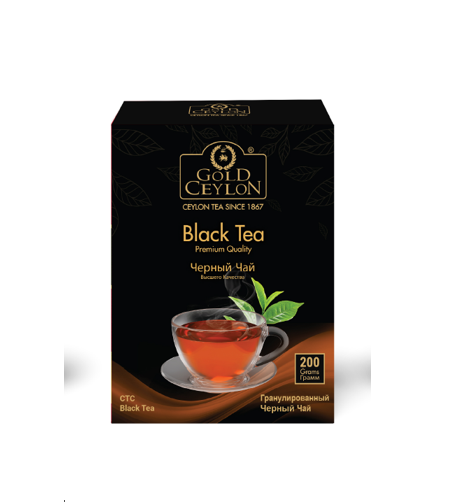 Gold Ceylon Black Tea Ctc 200 Grams 