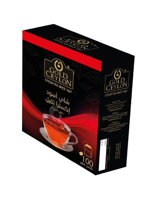 Gold Ceylon 100 Tb Extra Strong Black Tea, 2 Gram Tb 