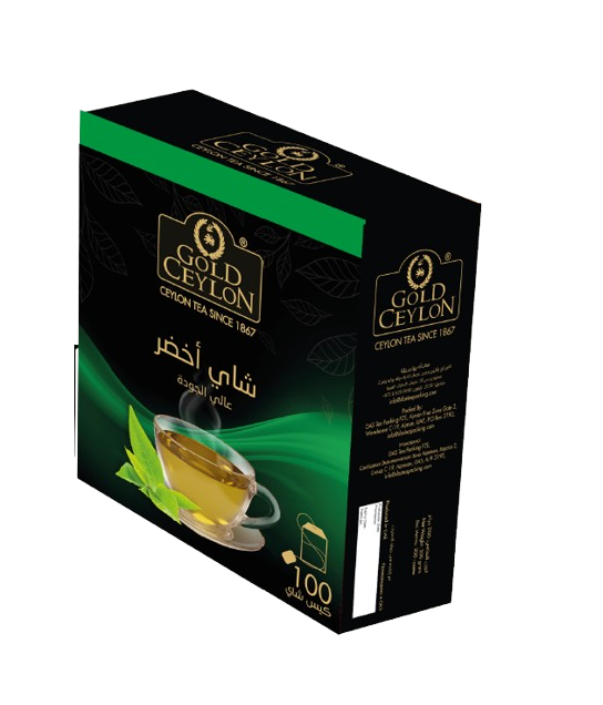 Gold Ceylon 100 Tb Green Tea  1.5 Gram  Tb