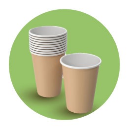  مستلزمات منزلية / اكواب كرتون وبلاستيكسية