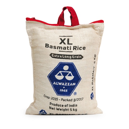 AlWazzan XL Basmati Rice, 5kg 