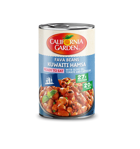 California Garden Kuwaiti Hamsa Fava Beans 450g 